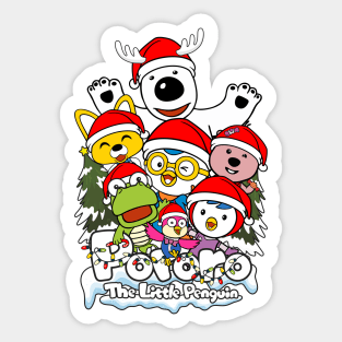 Merry Christmas and Happy New Year Sticker